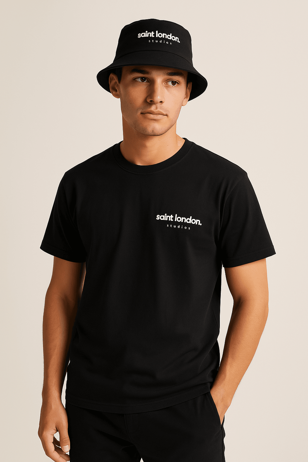 Plain foldable sun hat x saint london studios - Saint London Studios
