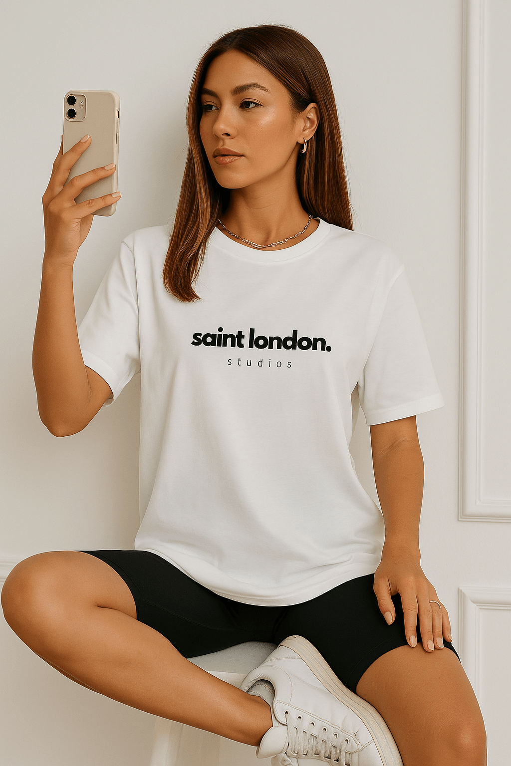 Loose-Fitting Drop-Shoulder T-Shirt by Saint London Studios - Stylish Casual Wear - Saint London Studios