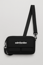 Square polyester bag with front pocket x saint london studios - Saint London Studios